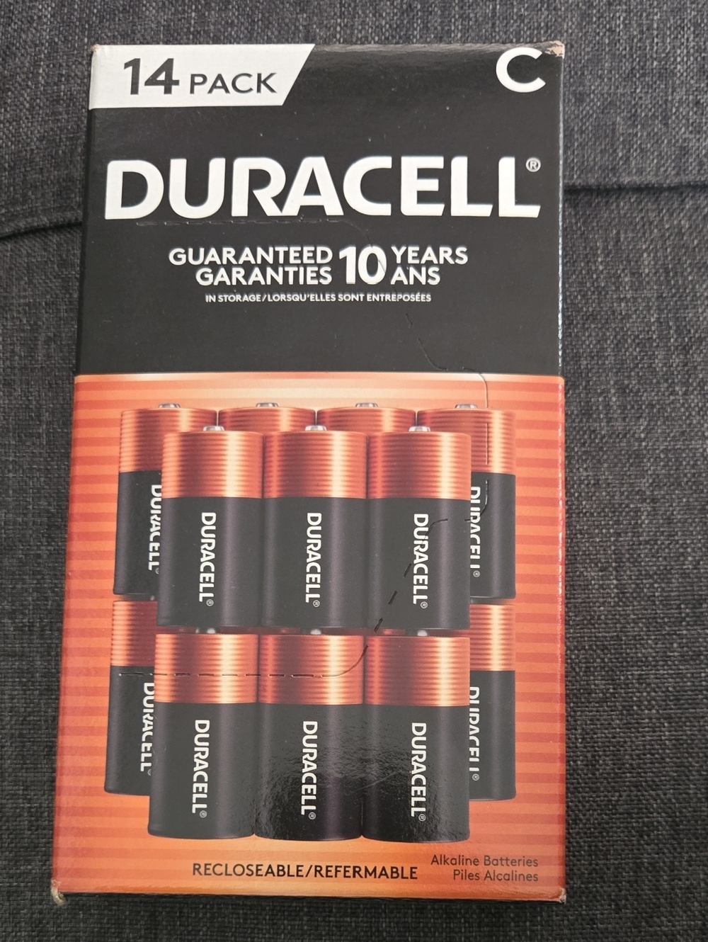 Duracell C Alkaline Batteries 14-Pack - Copper/Black